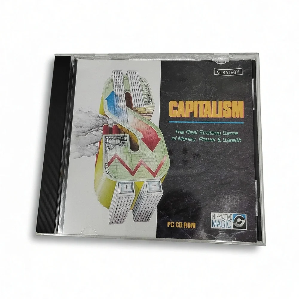 Vintage Interactive Magic Capitalism PC Game (1995 Big Box Edition) PC Software